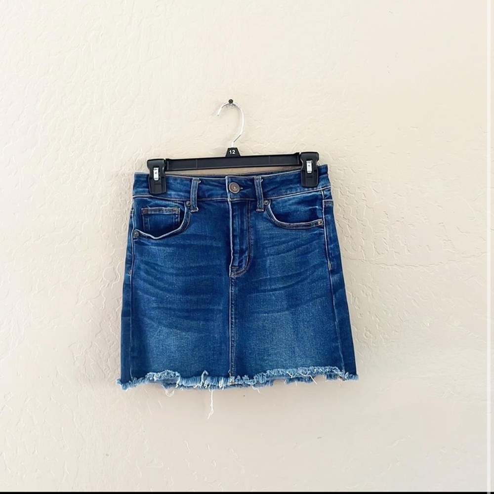 🌿Final Sale American Eagle High Rise‎ Mini Denim Skirt